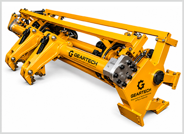 Estrutura hidráulica industrial magazine fabricada pela Gerartech