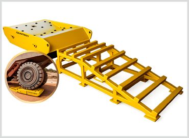 Ramp lift robusta para veículos pesados geartech