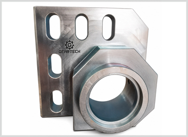 geartech fabricação do suporte flangea do de Mancal